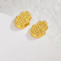 1 Pair Classic Style Streetwear Palm 304 Stainless Steel 18K Gold Plated Ear Studs main image 5