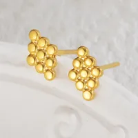 1 Pair Classic Style Streetwear Palm 304 Stainless Steel 18K Gold Plated Ear Studs main image 8