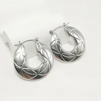 1 Pair Luxurious Commute Square 304 Stainless Steel Earrings Ear Studs main image 5