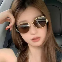 Modern Style Solid Color Ac Oval Frame Full Frame Glasses main image 1