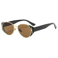 Modern Style Solid Color Ac Oval Frame Full Frame Glasses main image 6