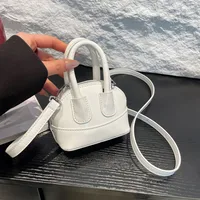 Women's Pu Leather Solid Color Streetwear Square Zipper Shoulder Bag sku image 1
