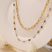 Glam Luxurious Queen Chain 304 Stainless Steel Women's Necklace main image 1