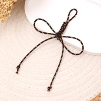 1 Piece Formal Splicing Polyester Braid Bag Pendant main image 3