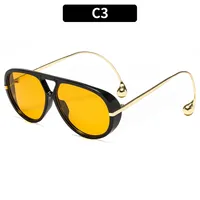 Modern Style Geometric Ac Toad Glasses Full Frame Glasses sku image 3