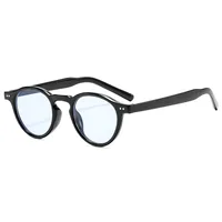 Casual Solid Color Ac Round Frame Full Frame Glasses main image 6
