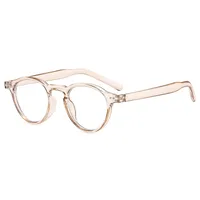 Casual Solid Color Ac Round Frame Full Frame Glasses main image 8