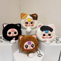 Women's Plush Cartoon Cute Round Zipper Shoulder Bag main image 1
