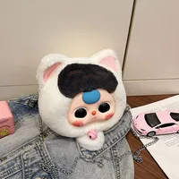 Women's Plush Cartoon Cute Round Zipper Shoulder Bag main image 5