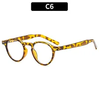 Casual Solid Color Ac Round Frame Full Frame Glasses sku image 6