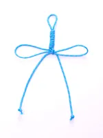 1 Piece Formal Splicing Polyester Braid Bag Pendant sku image 6
