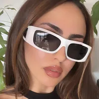 Modern Style Solid Color Ac Square Full Frame Glasses main image 3