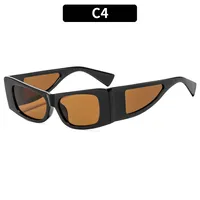Modern Style Solid Color Ac Square Full Frame Glasses sku image 4