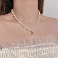Elegant Bow Knot Imitation Pearl Alloy Plating Women's Necklace sku image 42