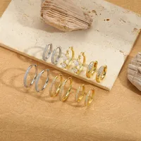 1 Pair Elegant Retro Vintage Style Round Inlay Copper Zircon 14K Gold Plated Earrings main image 1