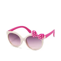 Cartoon Style Cute Bow Knot Ac Oval Frame Full Frame Glasses sku image 6