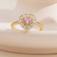 Glam Shiny Crown Copper Plating Women's Open Rings sku image 6