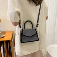Women's Medium Pu Leather Solid Color Streetwear Square Zipper Crossbody Bag main image 5