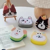 Cute Animal Sponge Cleaning Cloths Scrub Sponge 1 Piece main image 3
