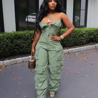 Women's Casual Streetwear Solid Color Full Length Jumpsuits main image 1