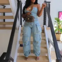 Women's Casual Streetwear Solid Color Full Length Jumpsuits main image 4