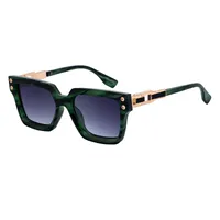 Streetwear Geometric Tac UV400 Protection Square Full Frame Glasses sku image 5