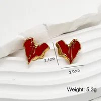 Vacation Classic Style Snakeskin Enamel 304 Stainless Steel 18K Gold Plated Earrings sku image 19