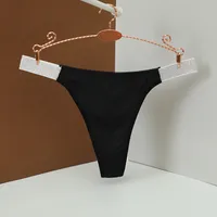Color Block Low Waist Thong Panties sku image 3