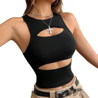 Women's Vest Tank Tops Streetwear Solid Color main image 2
