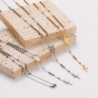 Hip-Hop Streetwear Commute Cross 304 Stainless Steel Unisex Pendant Necklace main image 5