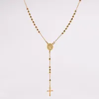 Hip-Hop Streetwear Commute Cross 304 Stainless Steel Unisex Pendant Necklace sku image 2