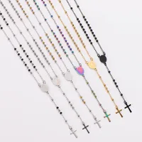 Hip-Hop Streetwear Commute Cross 304 Stainless Steel Unisex Pendant Necklace main image 2