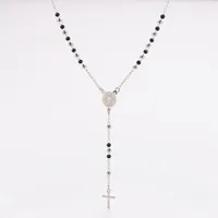 Hip-Hop Streetwear Commute Cross 304 Stainless Steel Unisex Pendant Necklace sku image 3