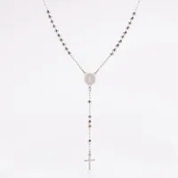 Hip-Hop Streetwear Commute Cross 304 Stainless Steel Unisex Pendant Necklace sku image 2