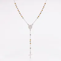 Hip-Hop Streetwear Commute Cross 304 Stainless Steel Unisex Pendant Necklace sku image 5