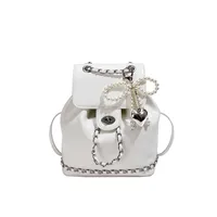 Solid Color Casual Shopping Women's Backpack main image 5