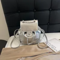 Solid Color Casual Shopping Women's Backpack sku image 3