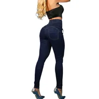 Women's Daily Street Vintage Style Classic Style Solid Color Full Length Jeans main image 3