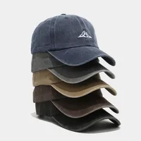Unisex Casual Simple Style Streetwear Mountain Embroidery Curved Eaves Baseball Cap main image 2
