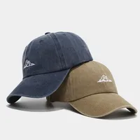 Unisex Casual Simple Style Streetwear Mountain Embroidery Curved Eaves Baseball Cap main image 3