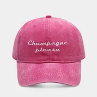 Unisex Casual Retro Simple Style Vocabulary Words/Name Embroidery Curved Eaves Baseball Cap sku image 3