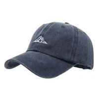 Unisex Casual Simple Style Streetwear Mountain Embroidery Curved Eaves Baseball Cap main image 5