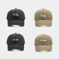 Unisex Casual Retro Simple Style Vocabulary Words/Name Embroidery Curved Eaves Baseball Cap main image 1