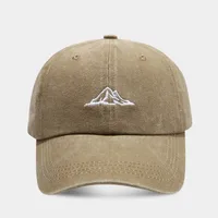 Unisex Casual Simple Style Streetwear Mountain Embroidery Curved Eaves Baseball Cap sku image 2