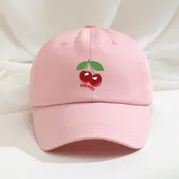 Unisex Cute Sweet Cherry Curved Eaves Baseball Cap main image 2