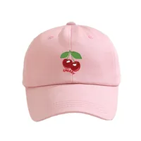 Unisex Cute Sweet Cherry Curved Eaves Baseball Cap main image 5