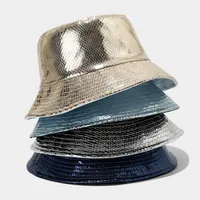 Unisex Casual Elegant Simple Style Solid Color Curved Eaves Bucket Hat main image 1