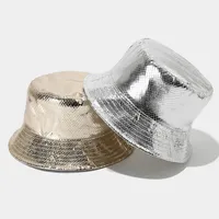 Unisex Casual Elegant Simple Style Solid Color Curved Eaves Bucket Hat main image 3