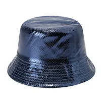 Unisex Casual Elegant Simple Style Solid Color Curved Eaves Bucket Hat main image 5