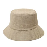 Unisex Casual Elegant Simple Style Solid Color Curved Eaves Bucket Hat main image 5